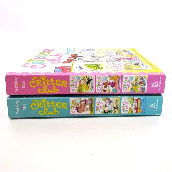 Critter Club Books Lot 1 2 3 4 5 6 in 2 Paperback books of 3 5-9 Callie Barkley - Picture 3 of 3